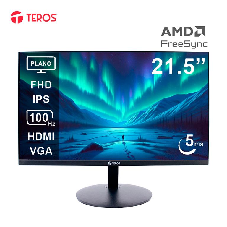 Monitor 22 pulgadas Full HD IPS 100Hz para oficina y estudio TE-2130CS