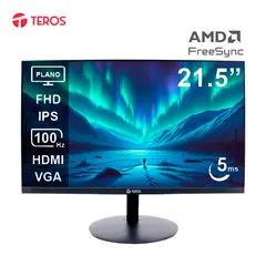 TEROS - Monitor 22 pulgadas Full HD IPS 100Hz para oficina y estudio TE-2130CS