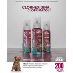 GENERICO - BAÑO EN SECO CLORHEXIDINA+CLOTRIMAZOL - DE 200 ml