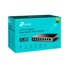 TP LINK - SWITCH TP-LINK TL-SG108PE 4PTS POE GIGABIT + 4PTS GE 64W