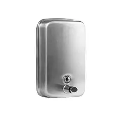 GENERICO - DISPENSADOR DE JABON 1 LITRO DE ACERO INOXIDABLE