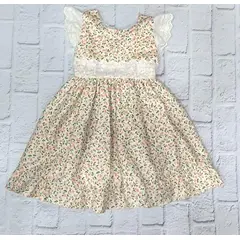 BANNITAS - VESTIDO CASUAL LILY PARA NIÑAS MELON 18M