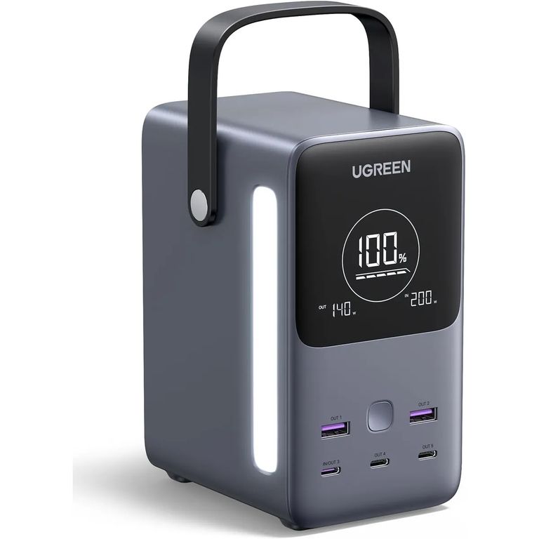 Cargador portátil de 300W 48000mAh con pantalla digital inteligente