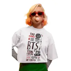 GENERICO - POLO OVERSIZE DE BTS - ECLIPSE