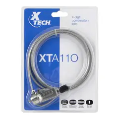 XTECH - Cable Seguridad para laptop