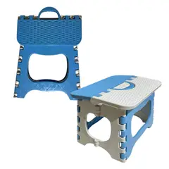 GENERICO - Mini silla banquito plegable - Celeste