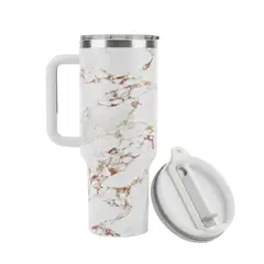 GENERICO - Vaso Térmico de Acero Inoxidable con Sorbete Tomatodo Mug 1 Litro Personal Portable