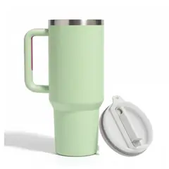 GENERICO - Vaso Térmico de Acero Inoxidable con Sorbete Tomatodo Mug 1 Litro Personal Portable