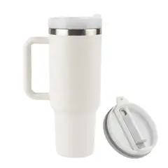 GENERICO - Vaso Térmico de Acero Inoxidable con Sorbete Tomatodo Mug 1 Litro Personal Portable