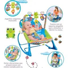 GENERICO - Silla Mecedora con Vibrador Musical y Toys