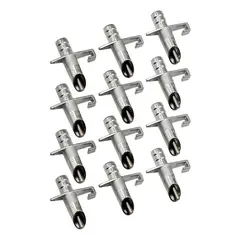 GENERICO - PACK X12 BEBEDERO PARA CONEJO CUY CON RESORTE