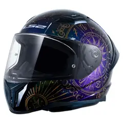 LS2 - CASCO MOTO INTEGRAL FF810 ASTROS CAMALEON DORADO