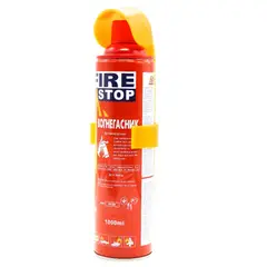 JET - Extintor En Aerosol Spray Práctico Para Auto Con Soporte 1 Kg