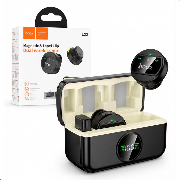 Micrófono Solapero Profesional Inalambrico 2 En 1 L22