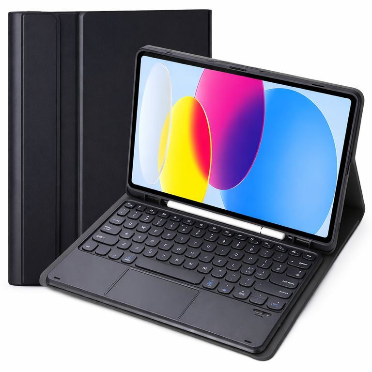 FUNDA CON TECLADO + TOUCHPAD IPAD 11 PRO 2024 NEGRO
