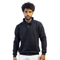 DM DEXMEN - Polera Dexmen Camisa Boton Negro