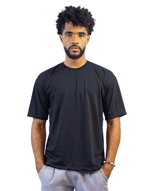 Polo Dexmen Oversize Entero Negro