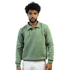 DM DEXMEN - Polera Dexmen Camisa Boton Verde