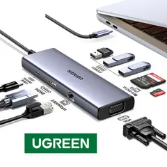 UGREEN - Adaptador USB Hub 9 en 1 tipo C 15600