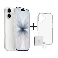 APPLE - IPHONE 17 256GB ESIM BLANCO + CARGADOR + MICA + CASE