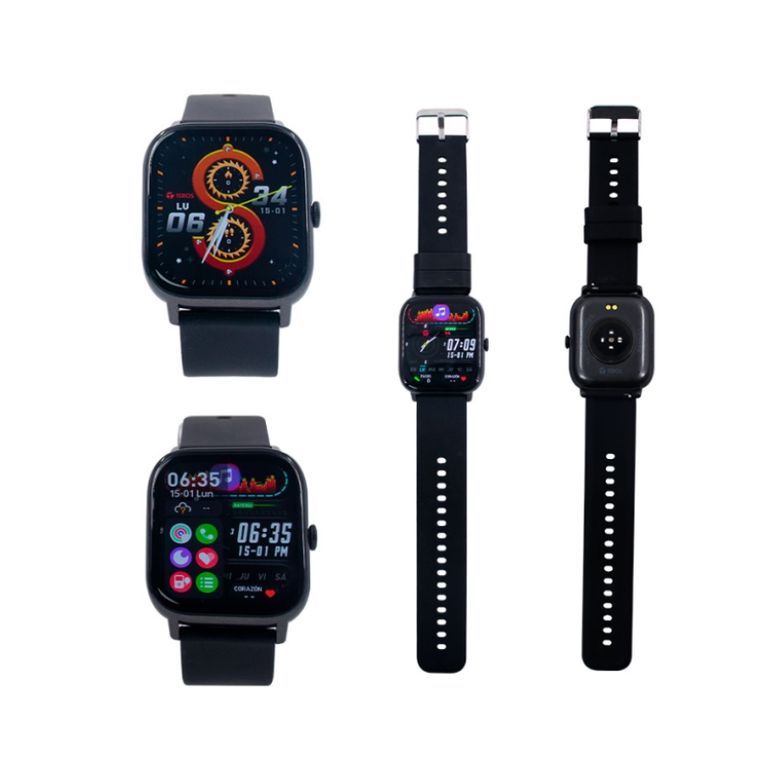 Reloj Inteligente Te-8084N 185 Amoled Ip68 Bluetooth 53 Color Negro - Tecnolog
