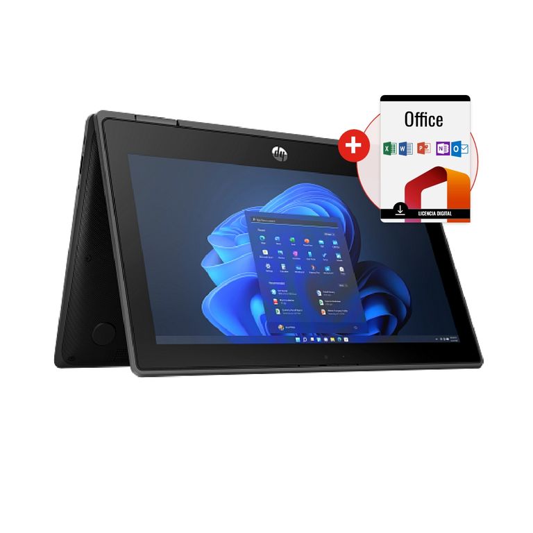 Combo Laptop Pro x360 Fortis G10 Intel Core i3 1210U 8GB RAM 256GB SSD 11 HD Windows 11 Pro + Office
