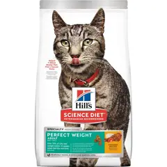 HILLS - Feline Adult Perfect Weight 3lb 136kg - Control De Peso Gatos Adultos