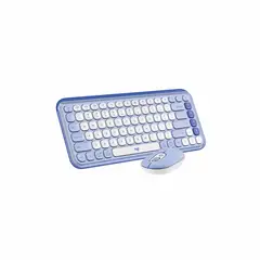 LOGITECH - KIT TECLADO+MOUSE POP ICON BLUETOOTH WIRELESS LILA