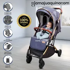 Baby - Coche Maleta de Paseo «SEKKI GOLD» Versión Limitada Blue