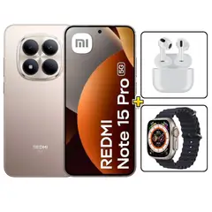 XIAOMI - Redmi Note 15 Pro 5G 512GB Titanio + Audifonos + Smartwatch REGISTRADO