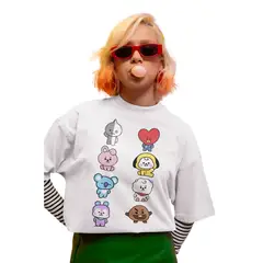 GENERICO - POLO OVERSIZE DE BTS - ECLIPSE