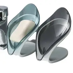 GENERICO - Pack de 3 Jaboneras Tipo Hoja Desmontable