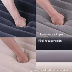 OEM - COLCHON INFLABLE ATERCIOPELADO PARA CAMIONETA O SUV DE 135 X 85 X 45 CM