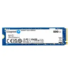 KINGSTON - Unidad de estado sólido NVMe 500 GB NV3
