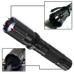 CAFINI - Linterna Táctica con Tasеr y Láser Integrado Recargable Multifunción