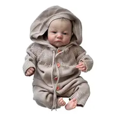 LSABEL RENACI - Muñeca Bebé Renacido Realista 19 Pulgadas Niño Silicona