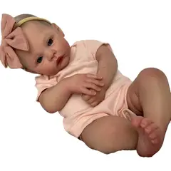 LSABEL RENACI - Muñeca Bebé Renacida Realista De Silicona De 18 Pulgadas