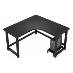 ANYHOGAR - Escritorio Mesa Estructura Metálica Forma L 120x100x75cm