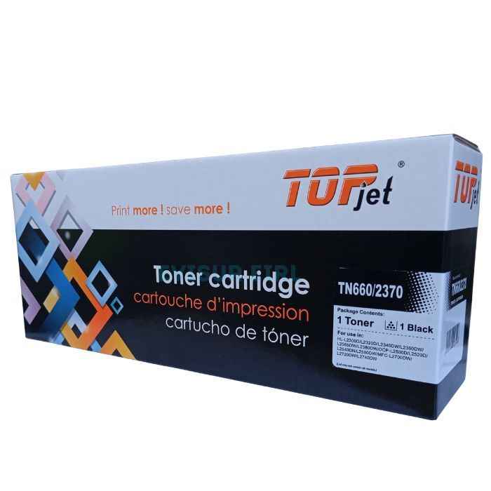 TONER COMPATIBLE PARA BROTHER TN-2370 NEGRO