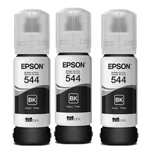EPSON - TINTA 544 NEGRO PACK X 3 UNIDADES