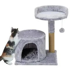 GENERICO - Gimnasio Rascador Juguete de Gato 48 x 38 x 30 cm