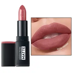 ESIKA - Labial addiction matte ésika nude festivo mate hidratante