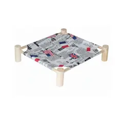 GENERICO - Cama Hamaca Elevada de BAMBÚ para Mascotas Diseño 5