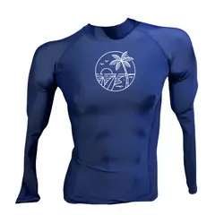 AQUA&MODA - LICRA CON PROTECCIÓN UV AQUAMODA LAMPALMA PALMERA UNISEX AZUL LOGO BLANCO REFLECTIVO