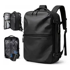 BANGE - Mochila Compresible - The Air Backpack - Viajera 35L Portalaptop con Aspiradora De Mano