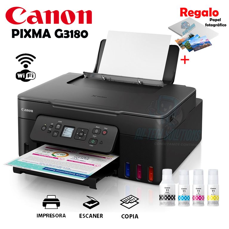 IMPRESORA MULTIFUNCIONAL PIXMA G3180 WIFI - DUPLEX