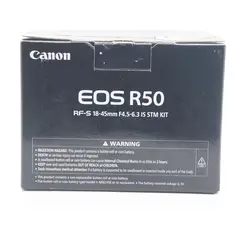 CANON - EOS R50 Cámara mirrorless APS-C ideal para foto y video