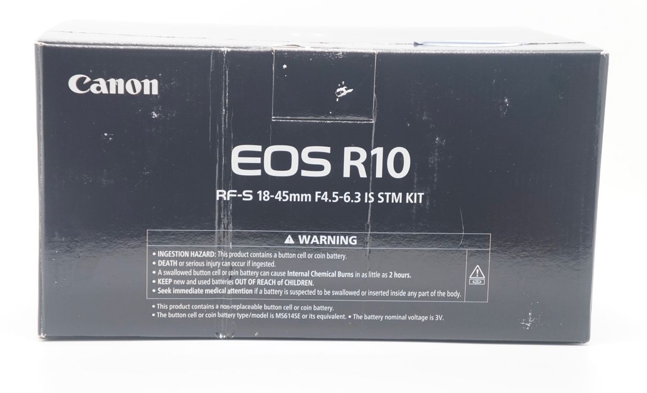 EOS R10 + 18-45mm Cámara mirrorless APS-C versátil para foto y video