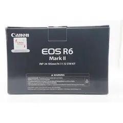 CANON - EOS R6 Mark II Cámara mirrorless híbrida de alta gama para fotografía y video profesional