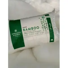 GENERICO - Pack x2 de Almohadas de Fibra de Bamboo